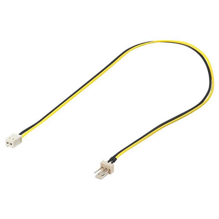 Strom Adapterkabel Lüfter-Stecker (3-Polig) > Lüfter-Buchse (2-Polig)