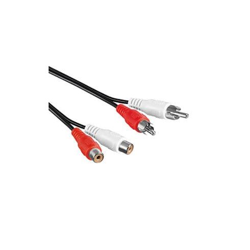 cinch verlängerungskabel mit cinchstecker mittel