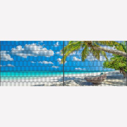 Panorama XL Beach 2 Zaunsichtschutz