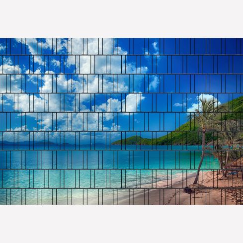 Panorama Beach 3 Zaunsichtschutz