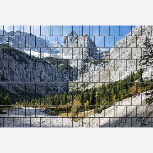 Panorama Berge 1 Zaunsichtschutz