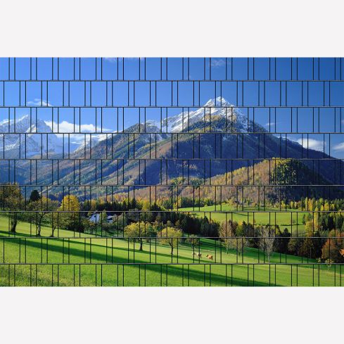Panorama Berge 2 Zaunsichtschutz