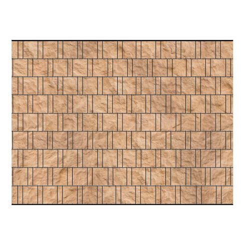 sandsteinwand sichtschutz fuer den zaun