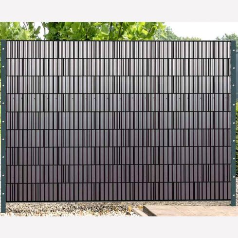 zaunsichtschutz metall blechwand gross