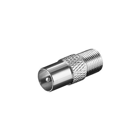 F-Adapter: F-Buchse > Koax-Stecker